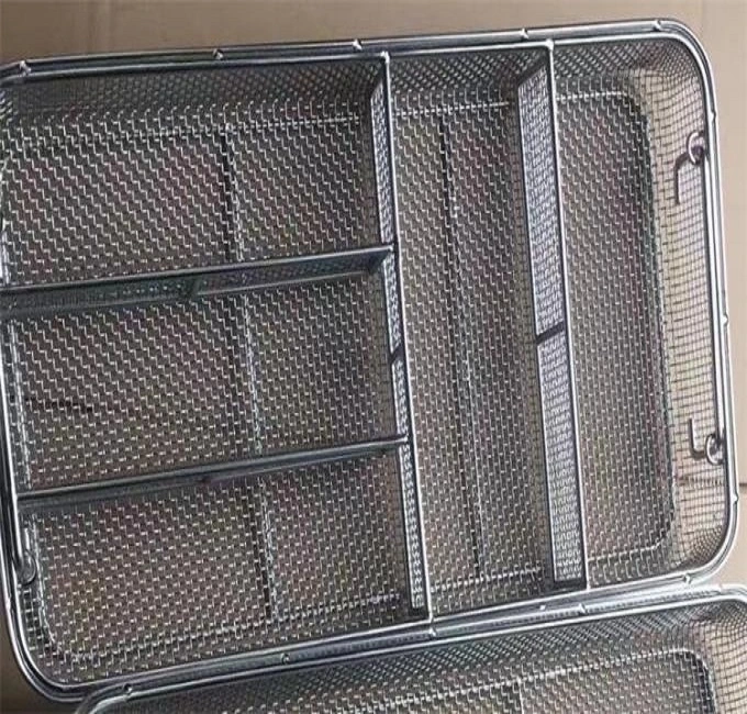 Kitchen Fried Filter /Oil Drain/Storage Wire Mesh Basket